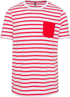 Striped Weiß / Rot