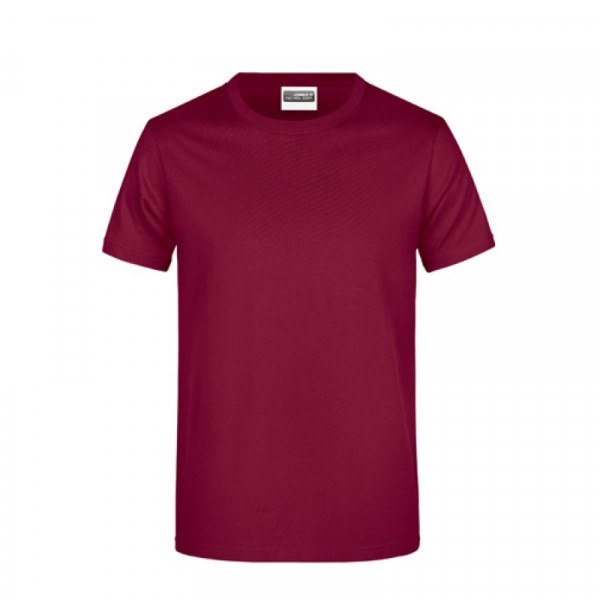 Klassisches T-Shirt
Oberstoff (150 g/m²): 100% Baumwolle
Single Jersey, Rundhalsausschnitt, Bündche