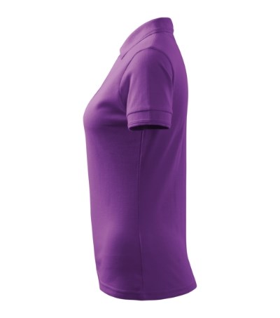 Polohemd Damen Pique Polo lila