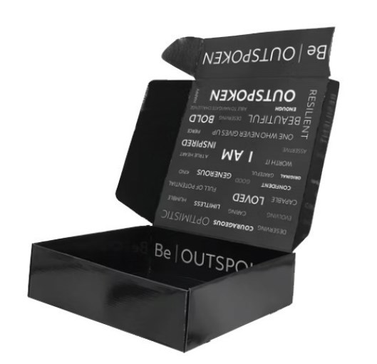 Versandbox 150x100x80 mm - ECO Kraft -  innen & außen bedruckt