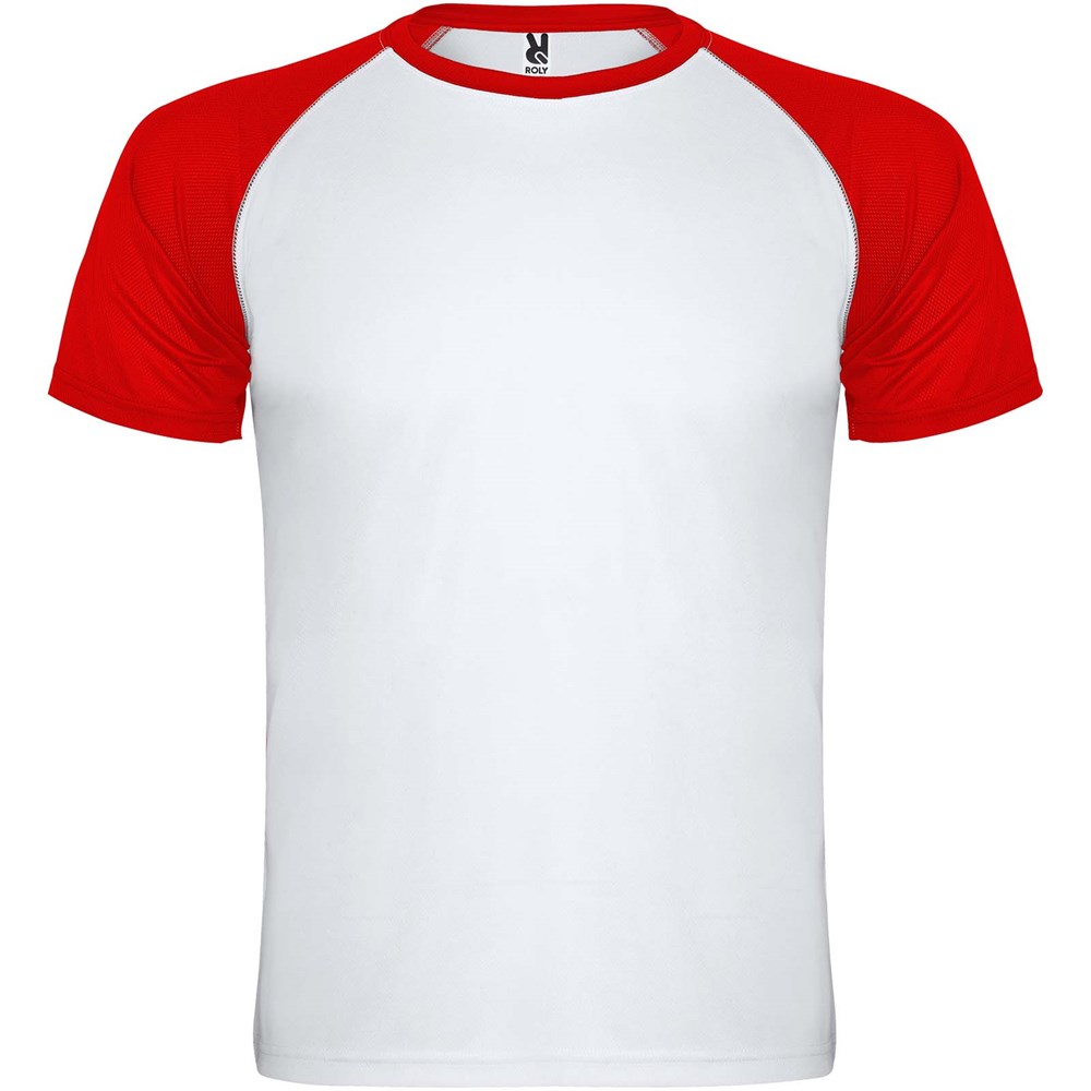 Indianapolis Sport T-Shirt für Kinder - weiss, rot