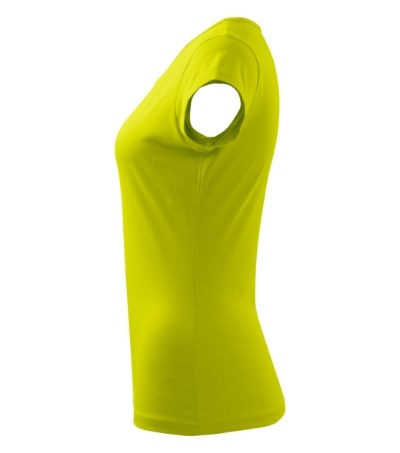 T-Shirt Damen Pure zitronengrün