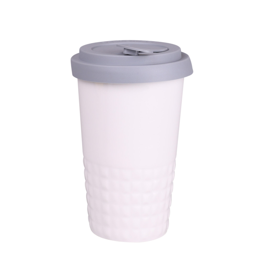 Becher Freedom Excellence Lock 280ml weiß/desert sand - white/gray