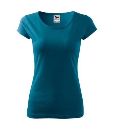 T-Shirt Damen Pure petrolblau