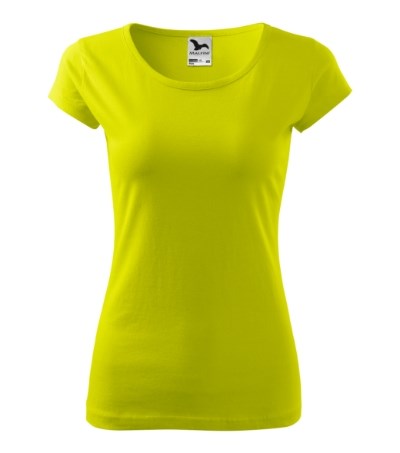T-Shirt Damen Pure zitronengrün