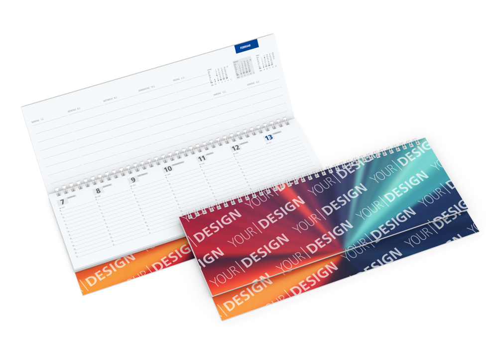 Tisch-Querkalender Master, Softcover Karton