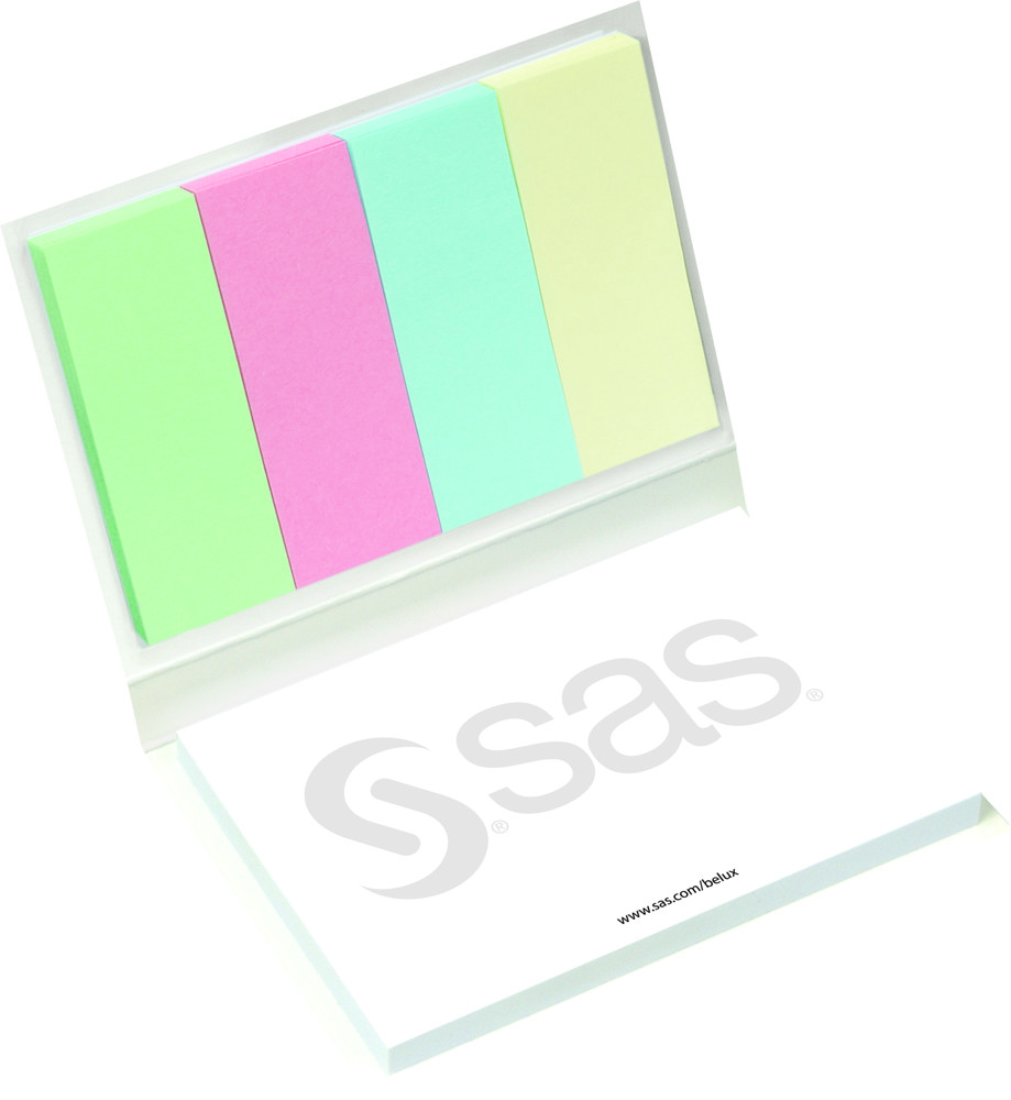 Kartoncover mit Haftnotizen + Papier-Index - REC