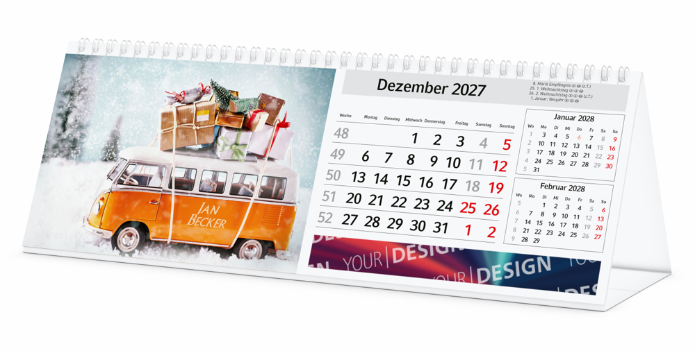 Personalisierter Bildkalender MagicPix Table Quer