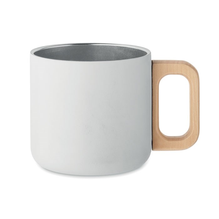 ACERO - Doppelwandiger Becher 350 ml - Weiß