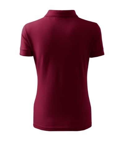 Polohemd Damen Pique Polo garnet