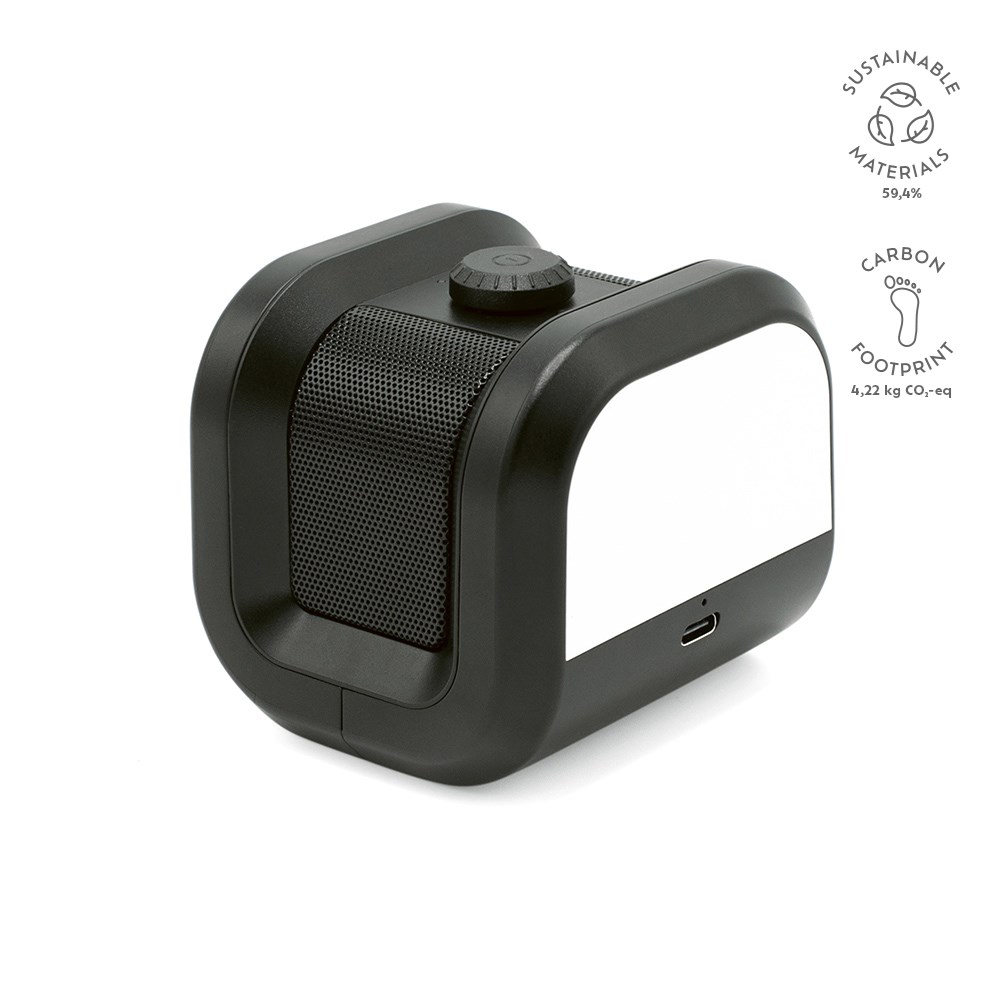 Boomz Lautsprecher recy. ABS 800 mAh  - Schwarz