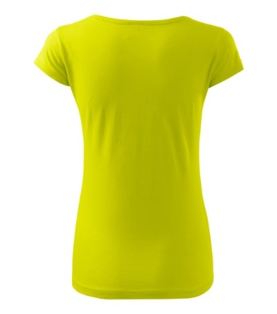 T-Shirt Damen Pure zitronengrün