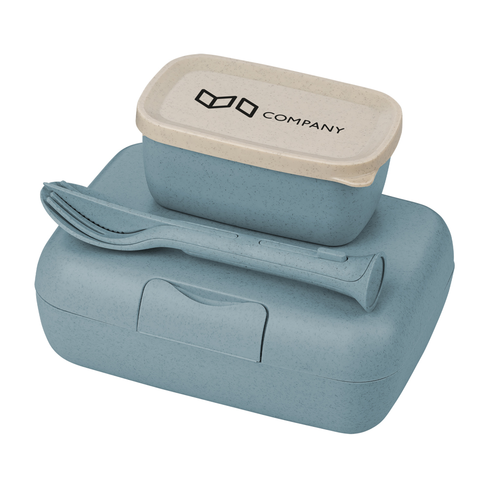 Koziol CANDY READY Lunchbox-Set + Besteck-Set