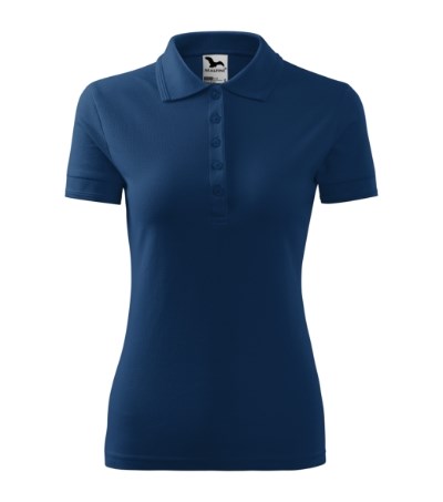 Polohemd Damen Pique Polo mitternachtsblau