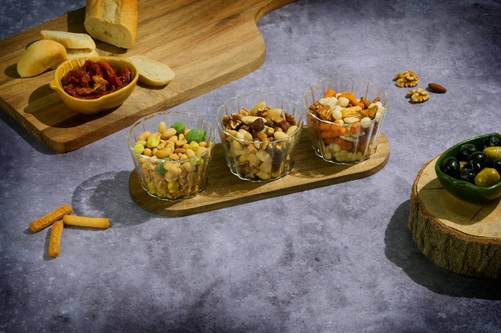ALPINA Snack Serving Tray 31x10.5x6cm- Braun