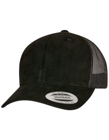 FLEXFIT - Suede Leather Trucker Cap