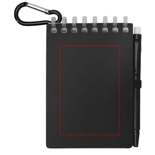 Lig Mini Recyceltes Outdoor-Softcover Notizbuch und Kugelschreiber Set (schwarze Mine)