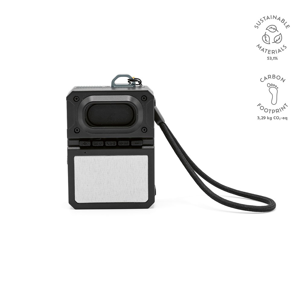 Soundo Lautsprecher recy.ABS 800 mAh  - Schwarz