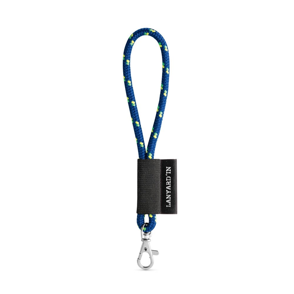 75092. SET Lanyard NAUTIC Short (Ø 7 mm) Set mit 9 mm Schnappkarabiner - 303 - Blau